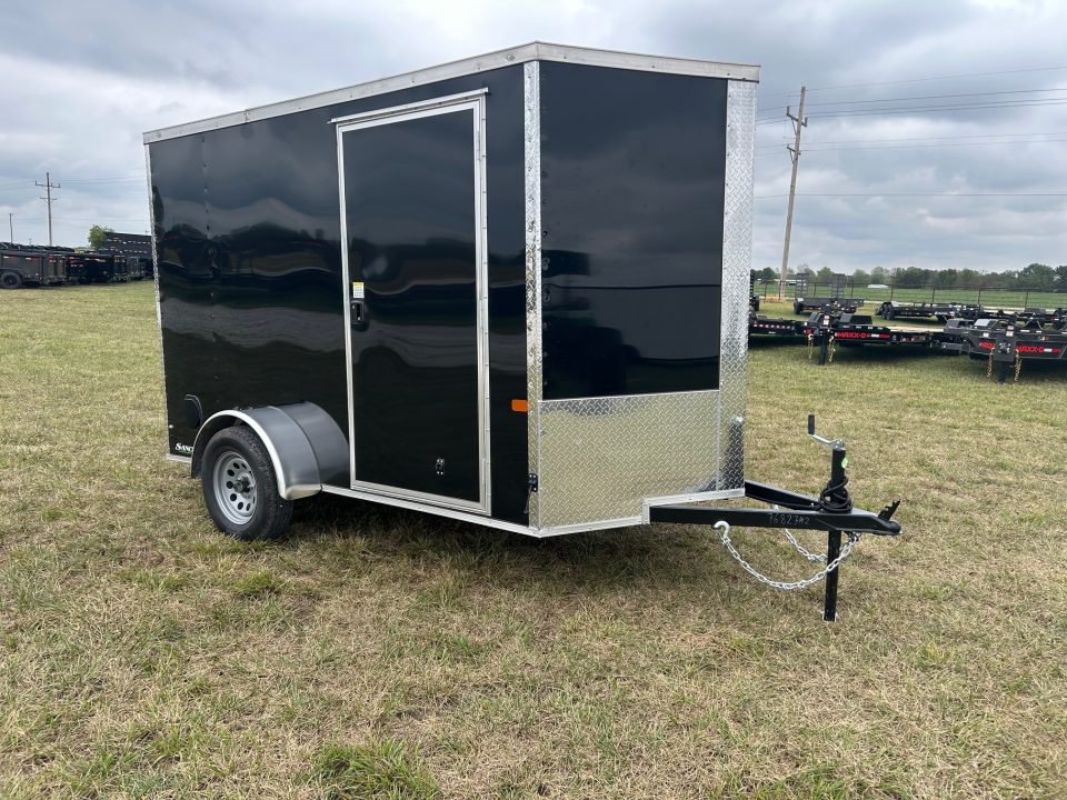 New 2027 Rock Solid 6x10 Single Axle Cargo w/ .080 Exterior, Ramp Door, & 6'6 Interior Height