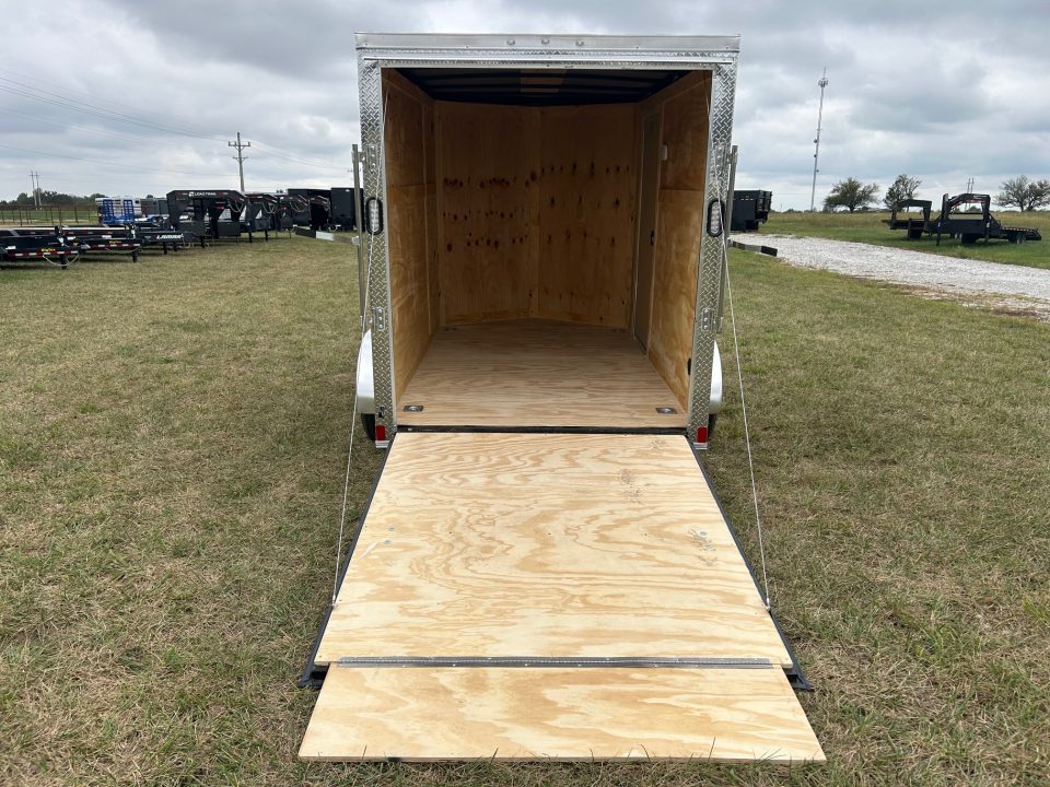 New 2027 Rock Solid 6x10 Single Axle Cargo w/ .080 Exterior, Ramp Door, & 6'6 Interior Height