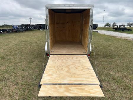 New 2027 Rock Solid 6x10 Single Axle Cargo w/ .080 Exterior, Ramp Door, & 6'6 Interior Height