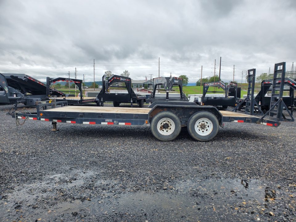 Used 2013 PJ Trailers CD Equipment Trailer / 14,000 GVWR / 83"x20'