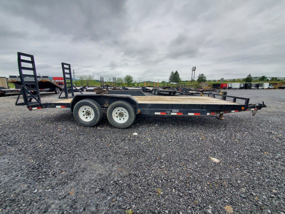 Used 2013 PJ Trailers CD Equipment Trailer / 14,000 GVWR / 83"x20'