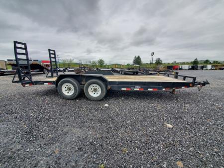 Used 2013 PJ Trailers CD Equipment Trailer / 14,000 GVWR / 83"x20'