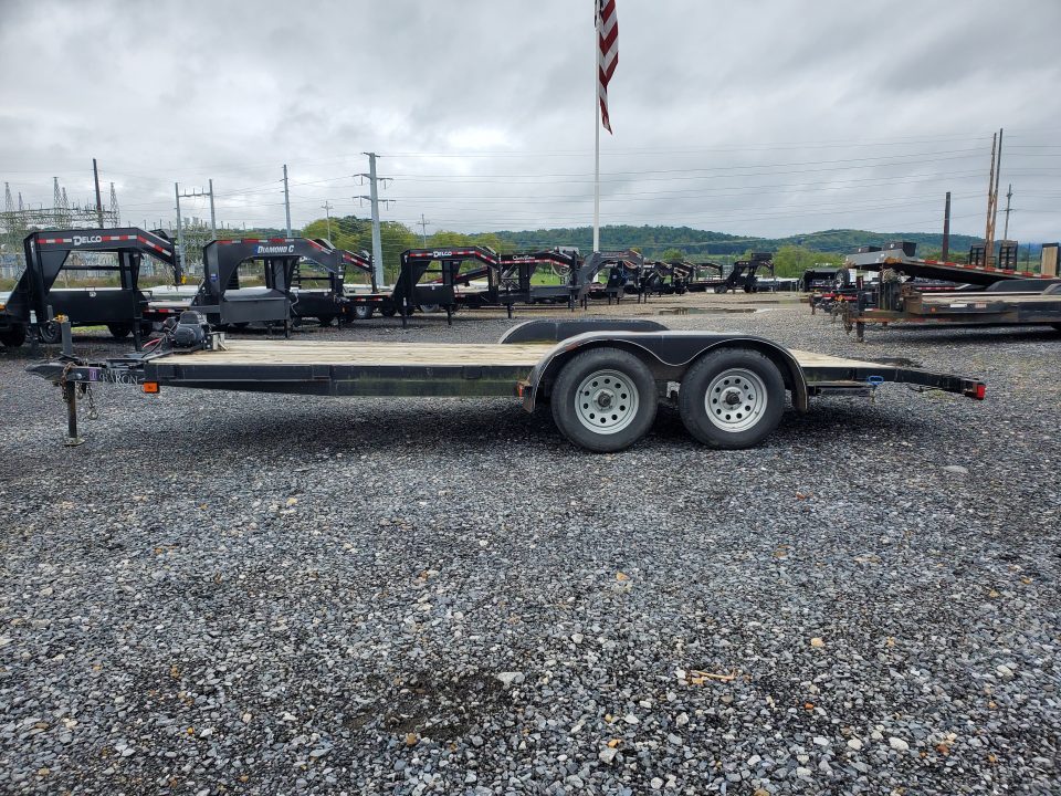 Used 2020 Quality Trailers Economy Car Hauler / 7000 GVWR / 7000 GVWR / 82"x18' / Winch