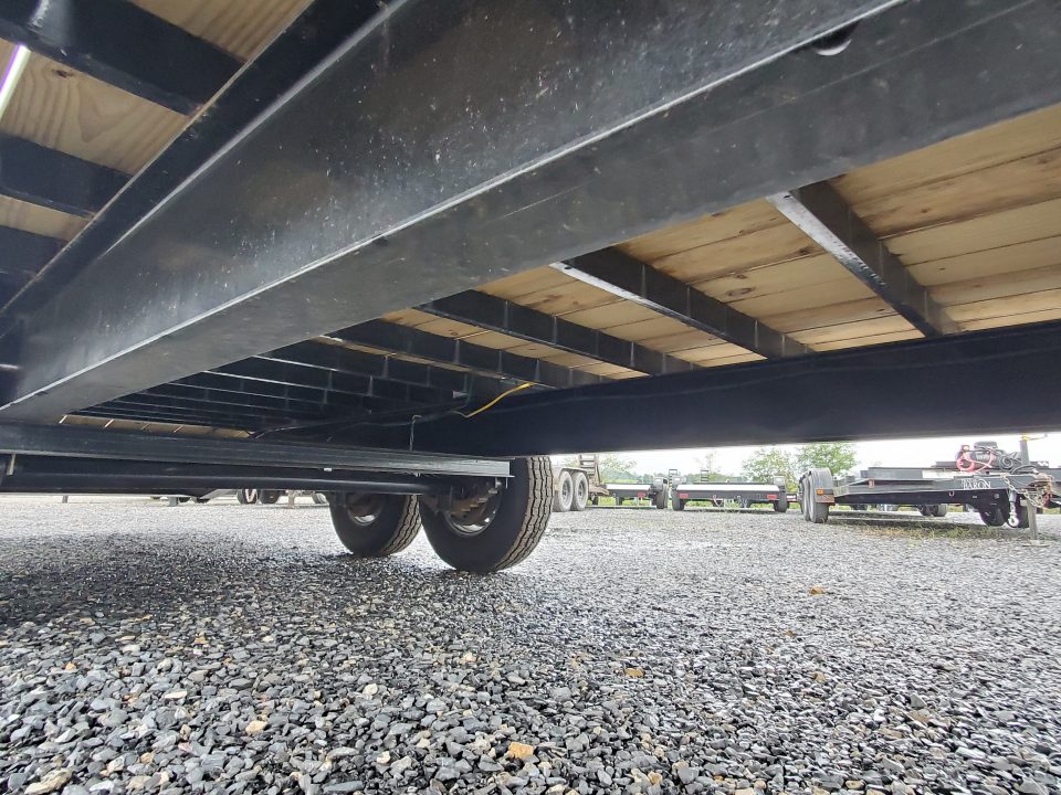Used 2025 Quality Trailers Pro-P Deckover Trailer / 16,000 GVWR / 102"x23' / 30" Wood Filled Ramps