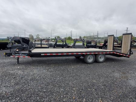 Used 2025 Quality Trailers Pro-P Deckover Trailer / 16,000 GVWR / 102"x23' / 30" Wood Filled Ramps