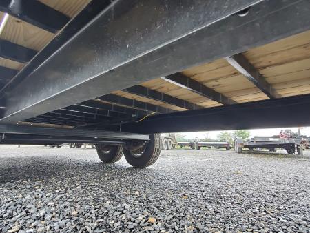 Used 2025 Quality Trailers Pro-P Deckover Trailer / 16,000 GVWR / 102"x23' / 30" Wood Filled Ramps