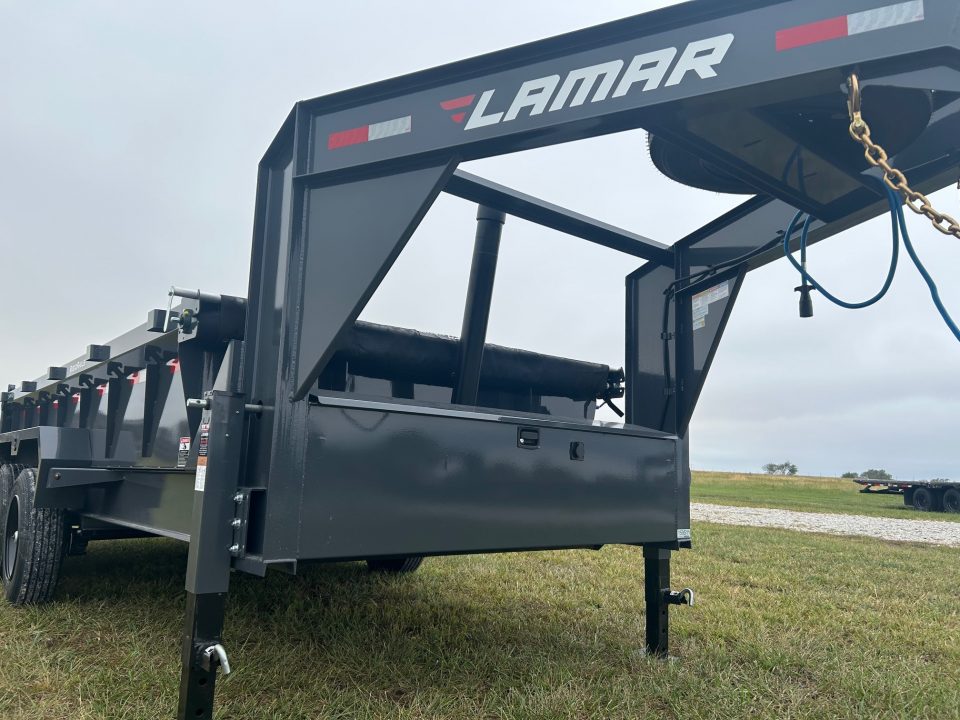 New 2027 Lamar 83x16 Triple 21K GN Telescopic Dump w/ 7 Gauge Floor, 2' Sides, & 17.5" Wheels