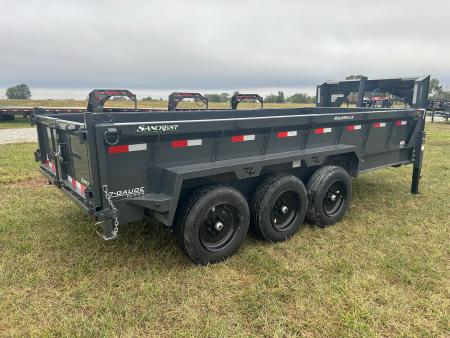 New 2027 Lamar 83x16 Triple 21K GN Telescopic Dump w/ 7 Gauge Floor, 2' Sides, & 17.5" Wheels