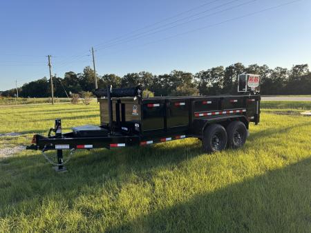 New 2027 Panther Cargo 7x14 2’ Side 14k GVWR Dump Trailer