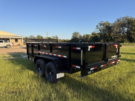 New 2027 Panther Cargo 7x14 2’ Side 14k GVWR Dump Trailer