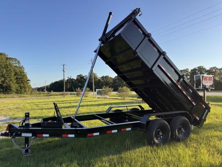 New 2027 Panther Cargo 7x14 2’ Side 14k GVWR Dump Trailer