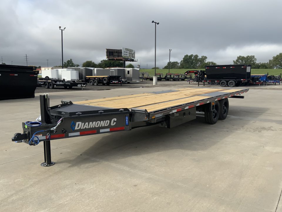 New 2027 Diamond C 102 X 24 DET210 Deckover Tilt Trailer