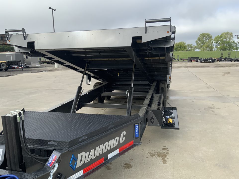 New 2027 Diamond C 102 X 24 DET210 Deckover Tilt Trailer
