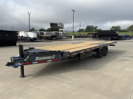 New 2027 Diamond C 102 X 24 DET210 Deckover Tilt Trailer