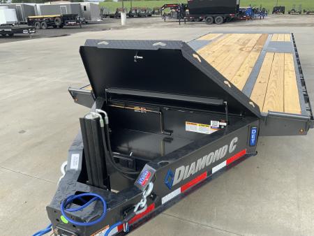 New 2027 Diamond C 102 X 24 DET210 Deckover Tilt Trailer