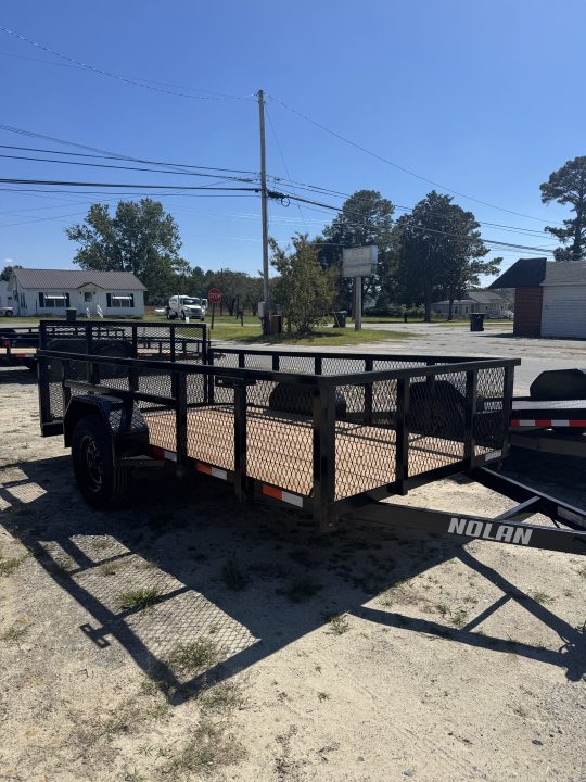 New 2027 Nolan Manufacturing NOL612MESH12 Utility Trailer
