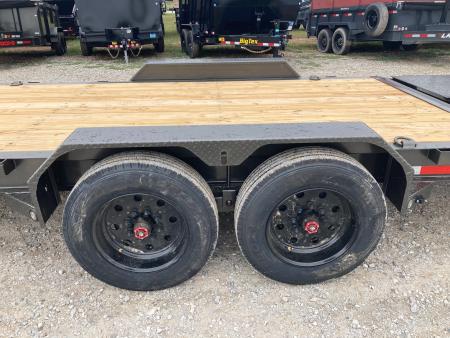 New 2027 MAXX-D 83x24 TANDEM 17.5K EQUIPMENT W/ 4' DOVE, MAX RAMPS, LARGE TOOLBOX & SPARE Equipment Trailer