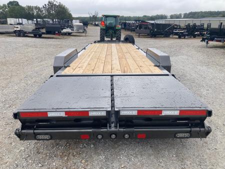New 2027 MAXX-D 83x24 TANDEM 17.5K EQUIPMENT W/ 4' DOVE, MAX RAMPS, LARGE TOOLBOX & SPARE Equipment Trailer