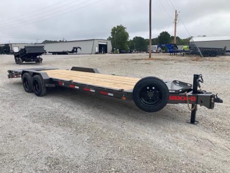 New 2027 MAXX-D 83x24 TANDEM 17.5K EQUIPMENT W/ 4' DOVE, MAX RAMPS, LARGE TOOLBOX & SPARE Equipment Trailer