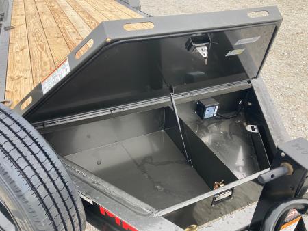 New 2027 MAXX-D 83x24 TANDEM 17.5K EQUIPMENT W/ 4' DOVE, MAX RAMPS, LARGE TOOLBOX & SPARE Equipment Trailer
