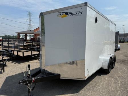 New 2026 Stealth 7 X 14 Cargo / Enclosed Trailer with Ramp Door and 6ft 6in interior Height