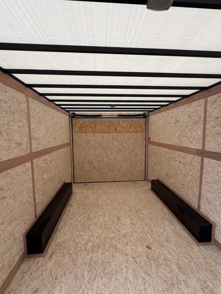 New 2027 8.5 x 20 Enclosed Car Hauler with Ramp 7K GVW with 7ft interior