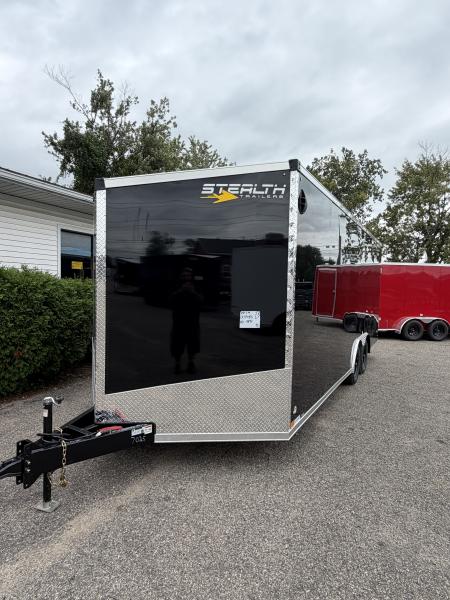 New 2027 8.5 x 20 Enclosed Car Hauler with Ramp 7K GVW with 7ft interior