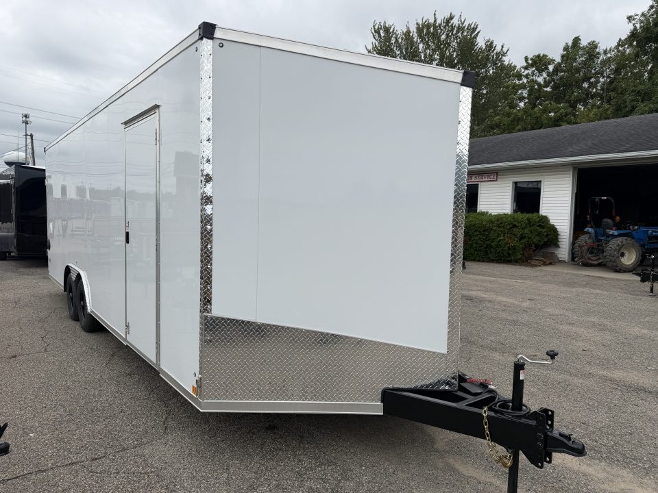 New 2027 Stealth Titan 8.5 x 24 Enclosed Car Hauler with Ramp 10K GVW with 7ft interior and Screwless Exterior