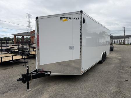 New 2027 Stealth Titan 8.5 x 24 Enclosed Car Hauler with Ramp 10K GVW with 7ft interior and Screwless Exterior
