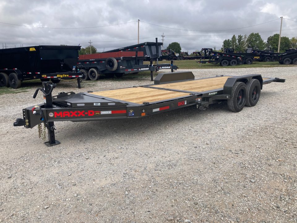 New 2027 MAXX-D 83X22 TANDEM 16K W/ 16' TILT DECK, 6' STATIONARY DECK & LARGE TOOLBOX Tilt Trailer