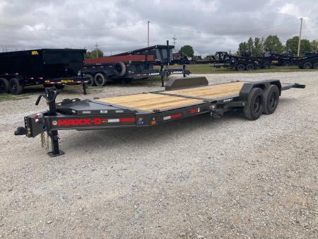 New 2027 MAXX-D 83X22 TANDEM 16K W/ 16' TILT DECK, 6' STATIONARY DECK & LARGE TOOLBOX Tilt Trailer