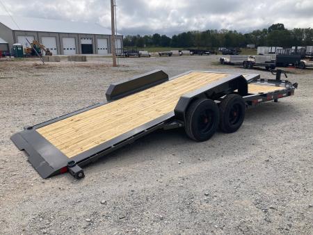 New 2027 MAXX-D 83X22 TANDEM 16K W/ 16' TILT DECK, 6' STATIONARY DECK & LARGE TOOLBOX Tilt Trailer