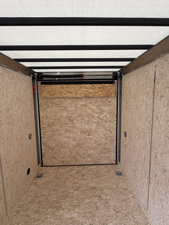 New 2027 FORMULA TRAILERS 6 x 12 Cargo / Enclosed Trailer with 6ft 6in interior Ramp Door - Light Lid BLACK OUT