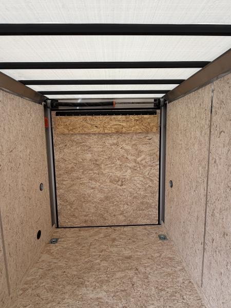 New 2027 FORMULA TRAILERS 6 x 12 Cargo / Enclosed Trailer with 6ft 6in interior Ramp Door - Light Lid BLACK OUT