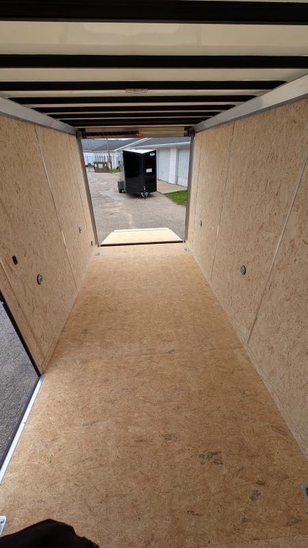 New 2027 FORMULA TRAILERS 7 x 14 Cargo / Enclosed Trailer with 7ft Interior with Ramp Door - UPGRADED MODEL- BLACK OUT