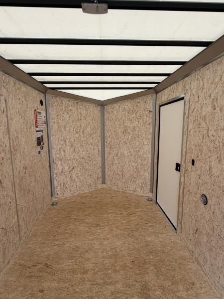 New 2027 FORMULA TRAILERS 7 x 16 Cargo / Enclosed Trailer with 7ft Interior with Ramp Door - UPGRADED MODEL - BLACK OUT