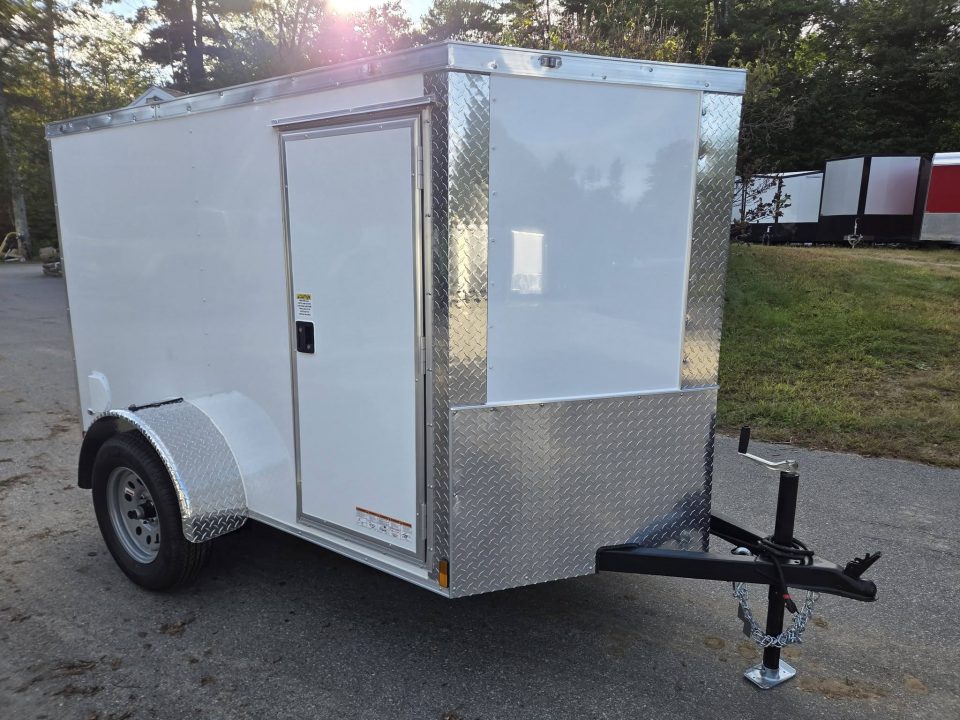 New 2027 Anvil 5x8 enclosed cargo trailer wit rear ramp Cargo / Enclosed Trailer