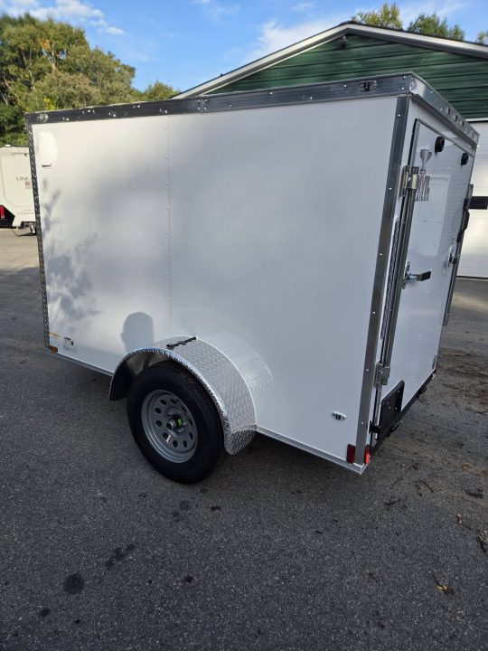 New 2027 Anvil 5x8 enclosed cargo trailer wit rear ramp Cargo / Enclosed Trailer