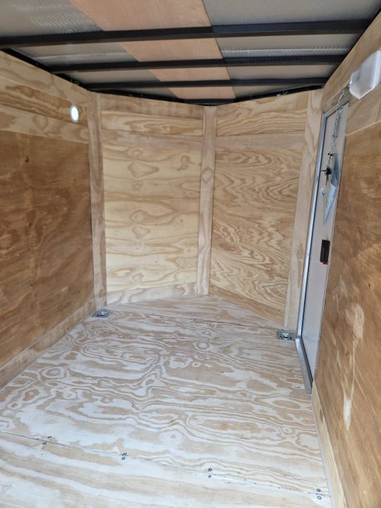New 2027 Anvil 5x8 enclosed cargo trailer wit rear ramp Cargo / Enclosed Trailer