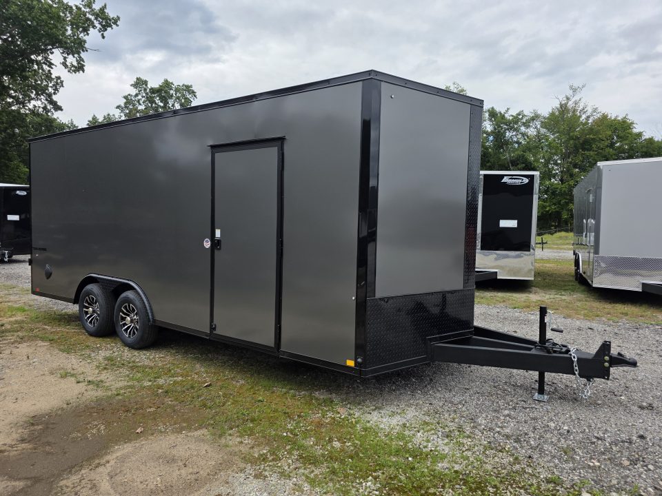 New 2027 Formula Trailers 8.5X20 10K GVWR 080 SCREWLESS EXTERIOR BLACKOUT 7' INSIDE ALUMINUM WHEELS UTV SXS CAR Cargo / Enclosed Trailer
