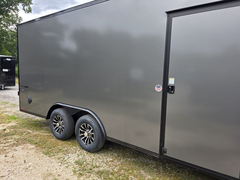 New 2027 Formula Trailers 8.5X20 10K GVWR 080 SCREWLESS EXTERIOR BLACKOUT 7' INSIDE ALUMINUM WHEELS UTV SXS CAR Cargo / Enclosed Trailer