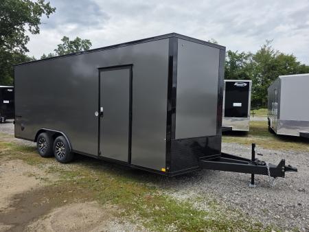 New 2027 Formula Trailers 8.5X20 10K GVWR 080 SCREWLESS EXTERIOR BLACKOUT 7' INSIDE ALUMINUM WHEELS UTV SXS CAR Cargo / Enclosed Trailer