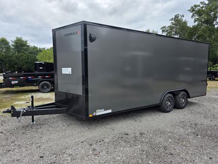 New 2027 Formula Trailers 8.5X20 10K GVWR 080 SCREWLESS EXTERIOR BLACKOUT 7' INSIDE ALUMINUM WHEELS UTV SXS CAR Cargo / Enclosed Trailer