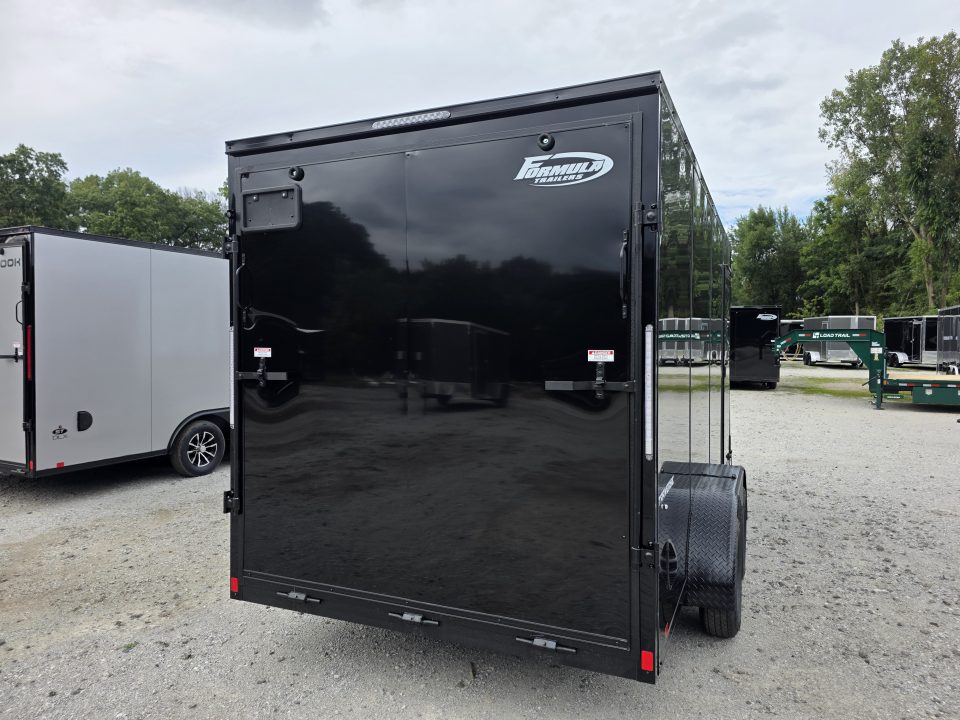 New 2027 Formula Trailers 7x16 7' INSIDE 080 SCREWLESS BLACKOUT DRINGS SXS UTV GOLFCART Cargo / Enclosed Trailer