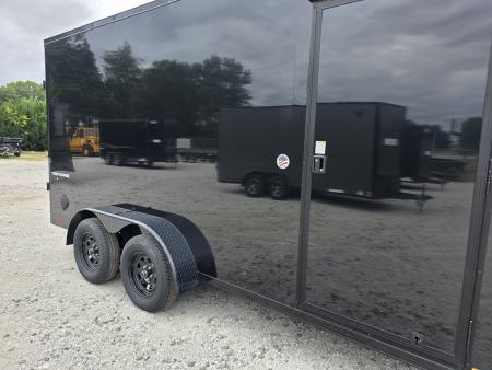 New 2027 Formula Trailers 7x16 7' INSIDE 080 SCREWLESS BLACKOUT DRINGS SXS UTV GOLFCART Cargo / Enclosed Trailer