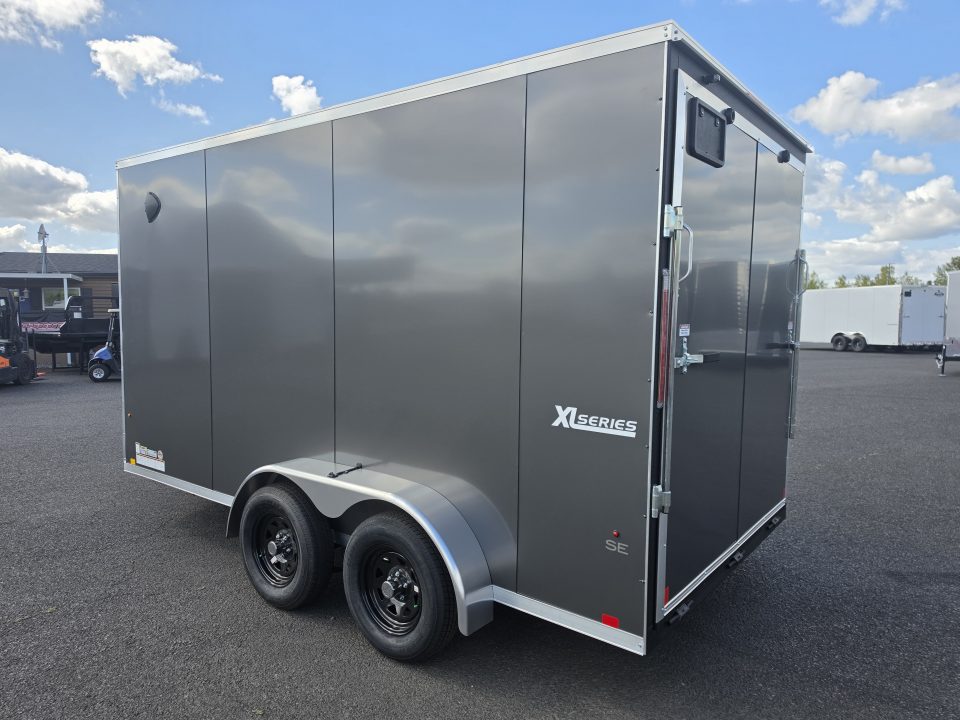 New 2027 Cargo Express Enclosed Trailer 7 x 14 w/ D-Rings 7K GVWR