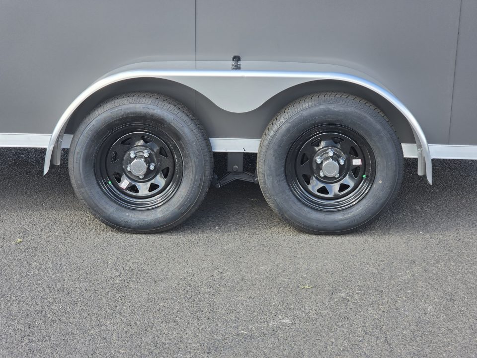 New 2027 Cargo Express Enclosed Trailer 7 x 14 w/ D-Rings 7K GVWR