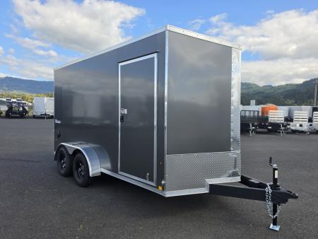 New 2027 Cargo Express Enclosed Trailer 7 x 14 w/ D-Rings 7K GVWR