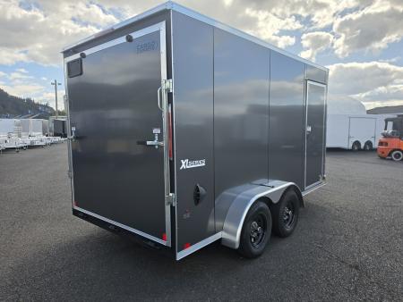 New 2027 Cargo Express Enclosed Trailer 7 x 14 w/ D-Rings 7K GVWR