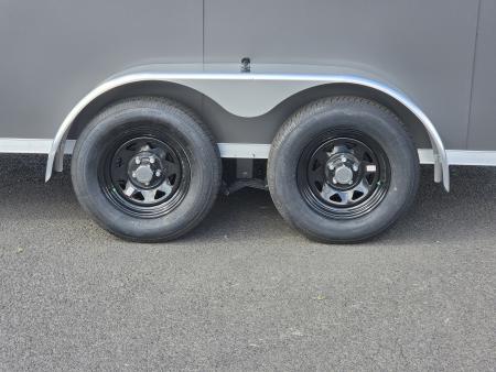 New 2027 Cargo Express Enclosed Trailer 7 x 14 w/ D-Rings 7K GVWR